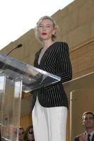 cate blanchett aankomen naar te ontvangen haar ster Aan de Hollywood wandelen van roem in los engels,, ca december 5, 2008 foto