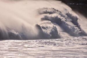 golven spatten visie foto