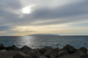 de atlantic oceaan Bij de kanarie eilanden foto