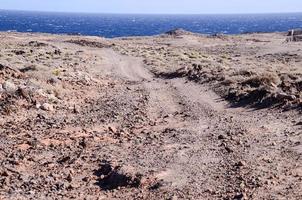 landschap Aan de kanarie eilanden foto