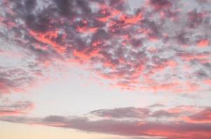 zonsondergang wolken visie foto