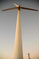 visie van wind turbine foto