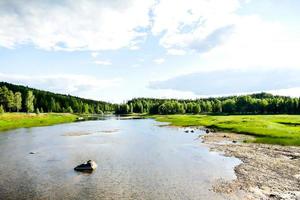 landschap in Zweden, Europa foto