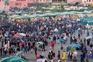 marrakech, Marokko, 2022 - Marrakech Marokko plein foto