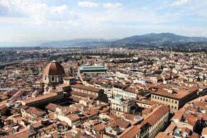 een panoramisch visie van Florence in Italië foto