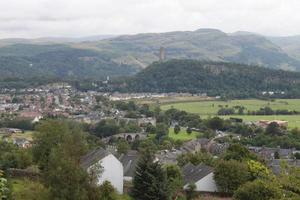 een visie van de Schots platteland in de buurt stirling foto