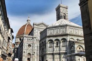 een visie van Florence in Italië foto
