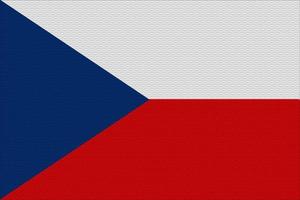 vlag van de Tsjechisch republiek Aan een getextureerde achtergrond. concept collage. foto