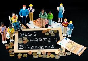 Aan januari 1e, 2023, werkloosheid voordeel hartz 4 zullen worden vervangen door hoger inwoner voordelen vertaling burgergeld in Duitsland foto