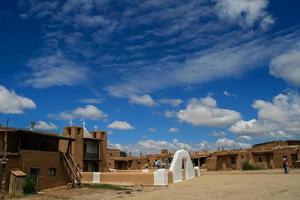 San Geronimo kapel in Taos Pueblo, Verenigde Staten foto