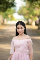 schoonheid en huid zorg concept van een jong Aziatisch vrouw. foto