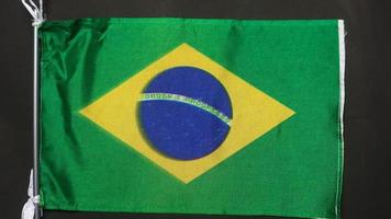 braziliaans vlag structuur net zo achtergrond foto