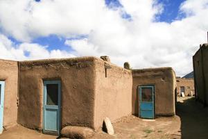 taos pueblo in nieuw Mexico, Verenigde Staten van Amerika foto