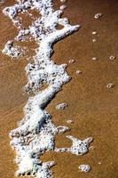 patronen in de strand zand foto