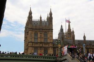 Londen in de uk in juni 2022. een visie van Westminster foto