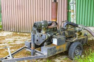 voorwerpen en gereedschap Aan de boerderij in duitsland. foto