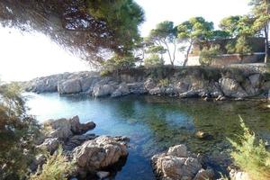 costa moedig Catalanen, robuust middellandse Zee kust in noordelijk Catalonië, Spanje foto