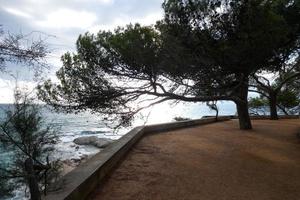 camino de ronda, een weg parallel naar de Catalaans costa bravoure, gelegen Aan de middellandse Zee zee in de noorden van Catalonië, Spanje. foto