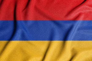 nationaal vlag van de Armenië. de hoofd symbool van een onafhankelijk land. foto