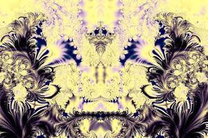 helder decoratief geel-paars patroon, abstract achtergrond, ontwerp foto