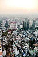Bangkok, Thailand antenne stadsgezicht foto