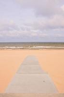 prachtig uitzicht op het strand foto