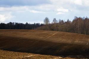 voorjaar landschappen met wolken foto