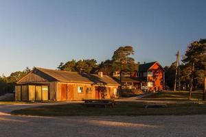 voorjaar landschappen Aan de eiland van hiiumaa foto