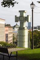 oud stad- van Tallinn in zomer foto