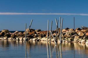 voorjaar landschappen Aan de eiland van hiiumaa foto