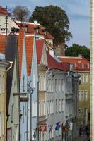 oud stad- van Tallinn in zomer foto