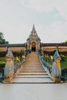 mooi architectuur Bij pra dat lampang luang in Thailand foto