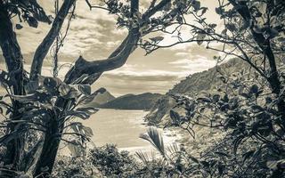 praia lopes mendes strand op het tropische eiland ilha grande brazilië. foto