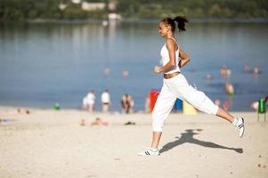 sport vrouw opleiding foto