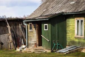 een klein stad- in Letland foto