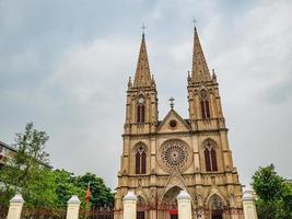 heilig hart kathedraal Bij Guangzhou china.de heilig hart kathedraal is een Katholiek kerk in de bisdom van Guangzhou foto