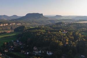 herfst landschappen in prebischtor, Bohemen foto