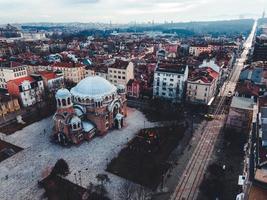 kerk van sveti sedmochislenitsi in Sofia, bulgarije foto