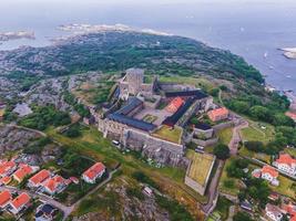 Carlstens vastmaken vesting gezien in marstrand, Zweden foto