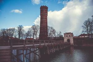 vattentorn water toren in de stad van kalmar foto