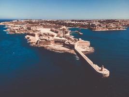 fort ricasoli in de Maltees hoofdstad van Valletta foto