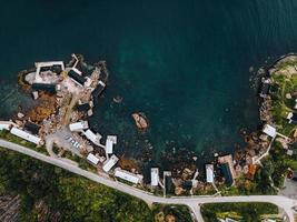 keer bekeken van nusfjord in de lofoten eilanden in Noorwegen foto