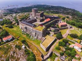 Carlstens vastmaken vesting gezien in marstrand, Zweden foto