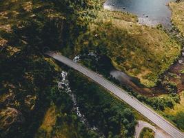 keer bekeken van in de omgeving van de lofoten eilanden in Noorwegen foto