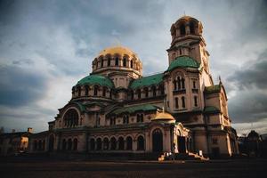 Alexander Nevsky kathedraal in de stad van Sofia, bulgarije foto