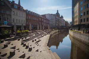 vadestedet voetganger Oppervlakte in aarhus, Denemarken foto