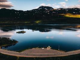 keer bekeken van in de omgeving van de lofoten eilanden in Noorwegen foto