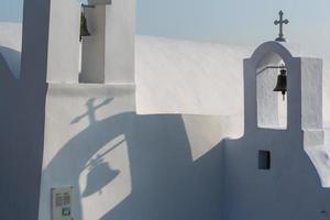 landschappen van de eiland van Santorini foto