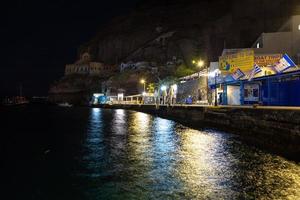 landschappen van de eiland van Santorini foto