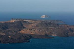 landschappen van de eiland van Santorini foto